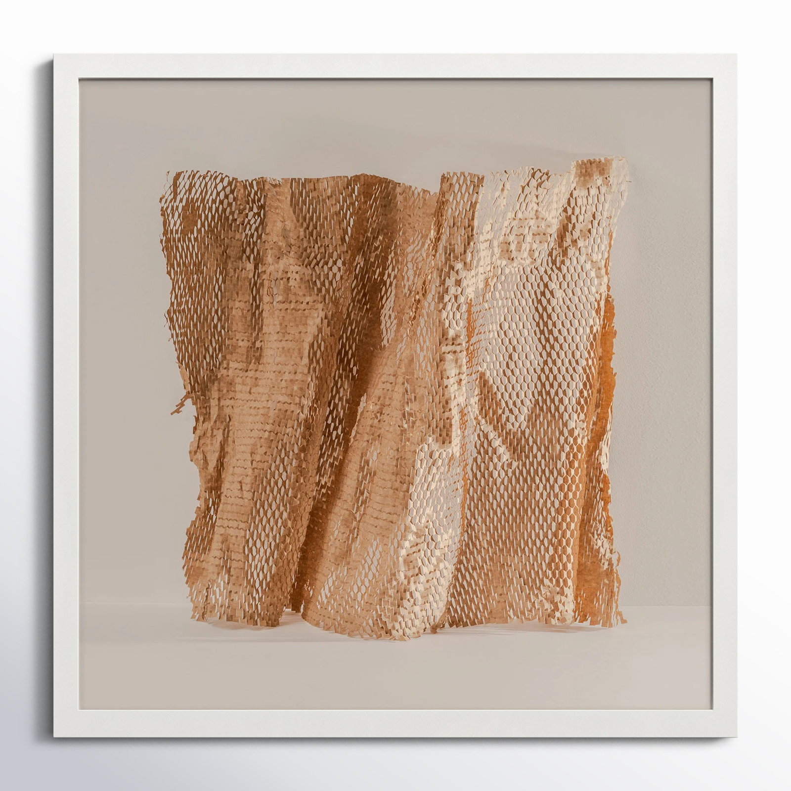Unpackage 3 by Svetlana Smirnova, White, 16" H x 16" W x 1.25" D