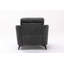 Chaise en tissu tissé gris Callie-129880686