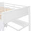 Lit mezzanine double en bois avec tiroirs-1805298461