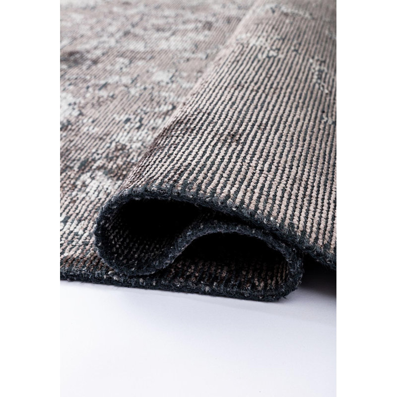 Rapture Toile Area Rug in Gray, Rectangle 6'7" x 8'3"