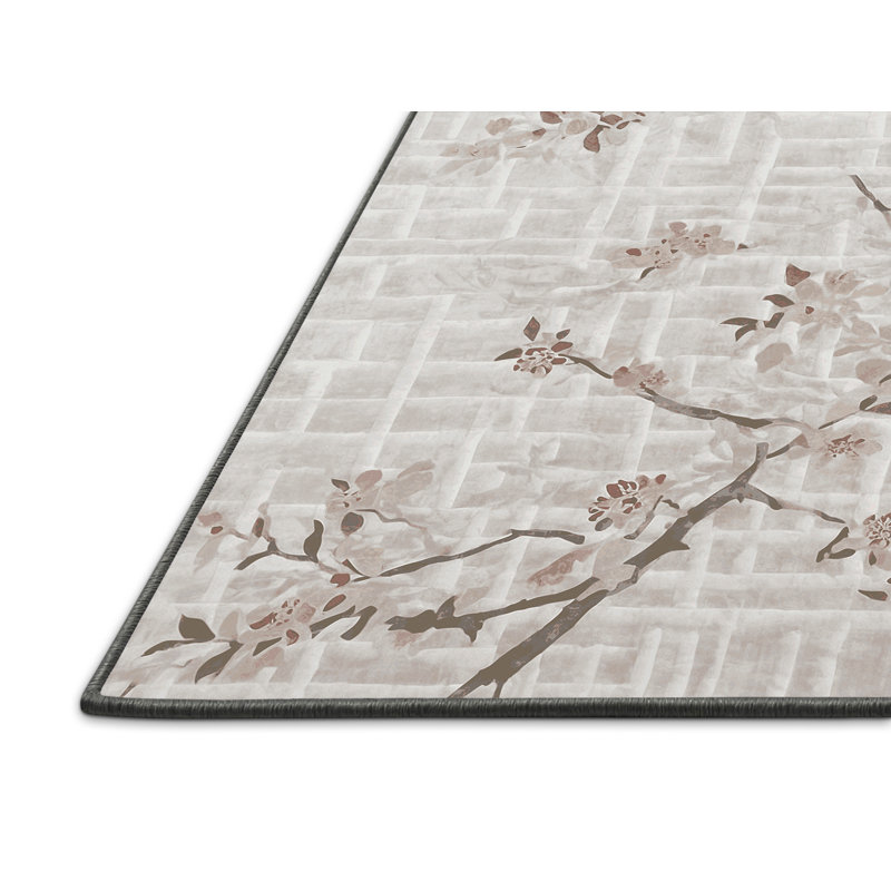 Silky Soft Plush Gray Area Rug, Round 7'