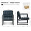 Geraldina Faux Leather Armchair-1516417265