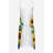 No Holiday Floral Polyester Cotton Bib Apron