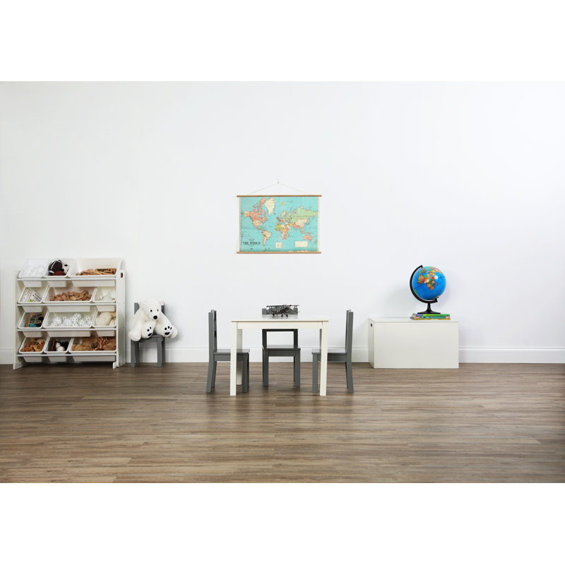 Kids 5 Piece Rectangular Play Or Activity Table and Chair Set