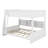 Full XL Over Queen Bunk Bed With Cabinets And USB-548284616