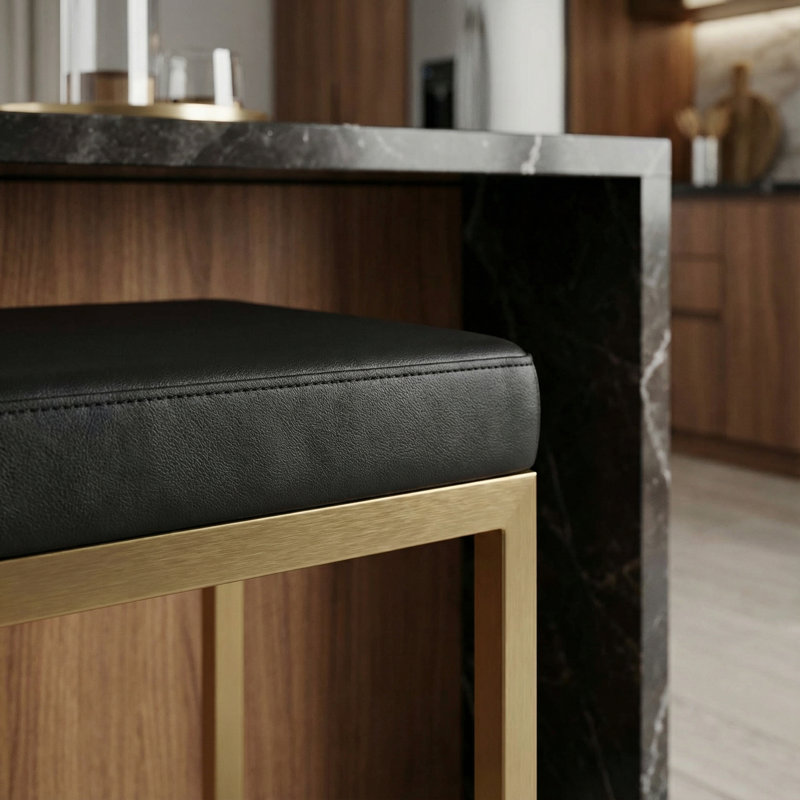 Tabouret de comptoir 24 po Rumesa, Or
