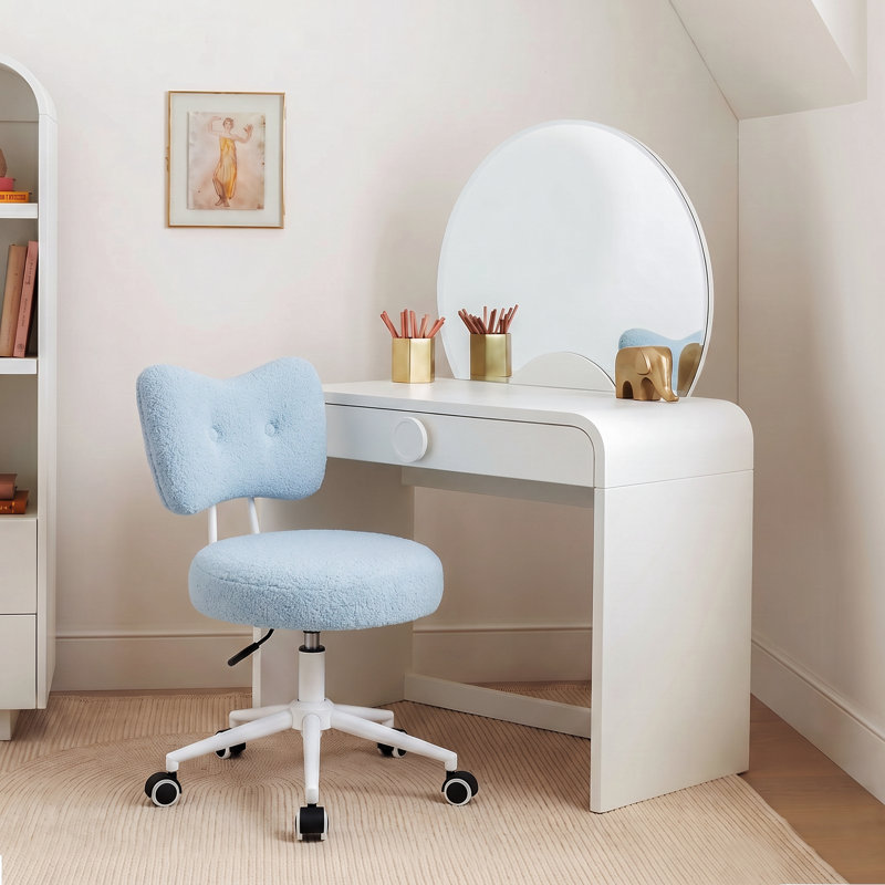 Fauteuil de bureau ergonomique et pivotant Modern, Bleu
