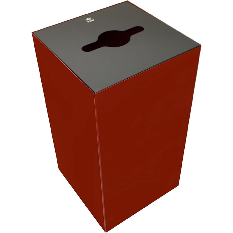 Steel Open Recycling Bin - 28 Gallons