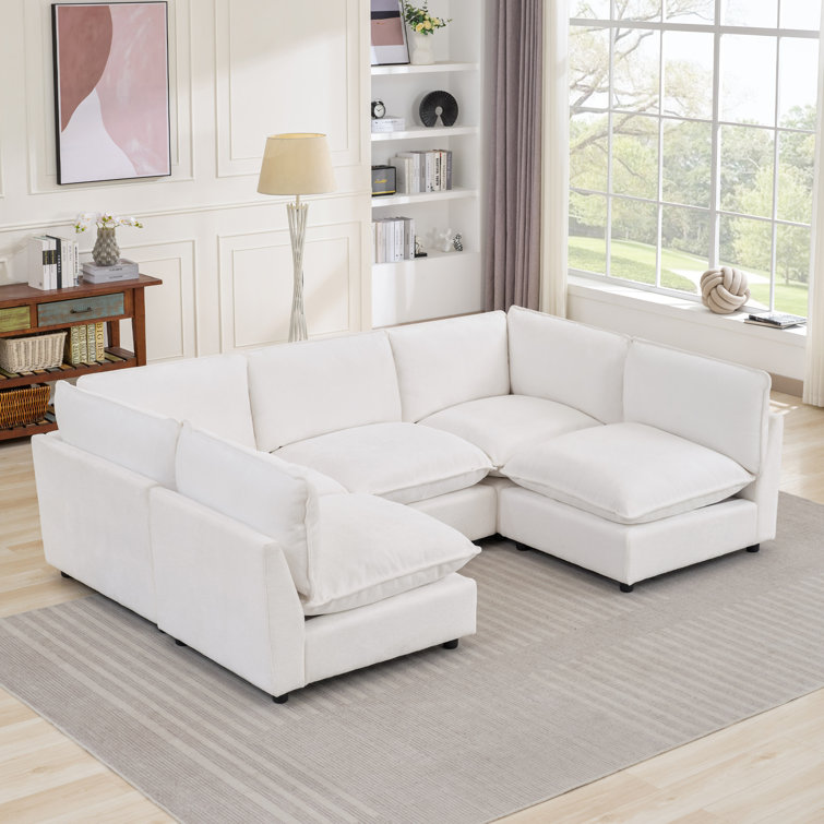 Jaquana 106.38” W Oversized 5-Seater Composable Modular Sofa
