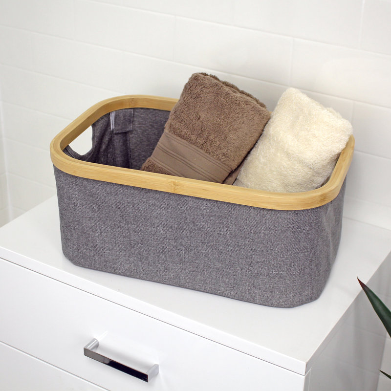 17 Stories Cotswold Fabric Decorative Basket