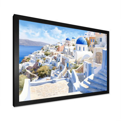 Grecque Santorini Odyssey II - Grèce, art mural