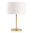 Drum Shade Metal Bedside Table Lamp Gold