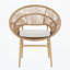Chaise d'extérieur en osier, ensemble de 2-1467488611