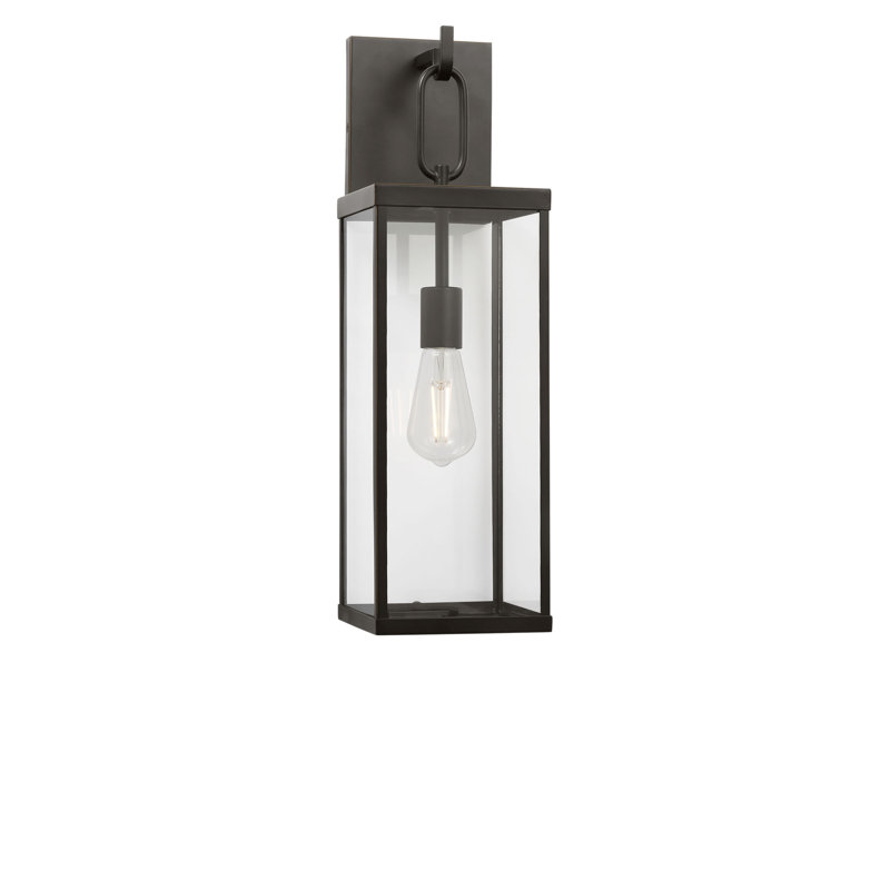 Lanterne Rox à une lumière, Non, Bronze Antique, H 22 po x l 6,5 po x P 7,25 po