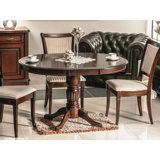 Clarissa Walnut Round Dining Table