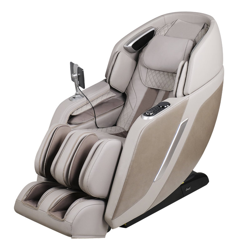 Ultima 4D Massage Chair, Beige Faux Leather, Beige