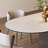 Oval simple sintered stone dining table set-109023631