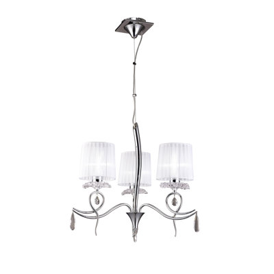 3 - Light Shaded Chandelier