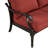 53.1'' Wide Straight Aluminum Loveseat with Cushions-28586360