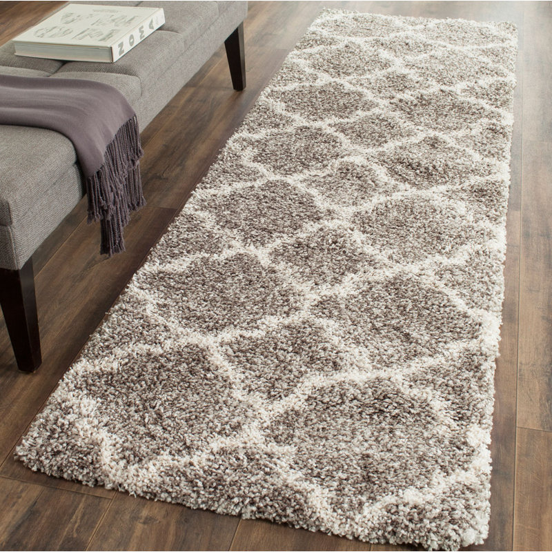 Girault Geometric Hand Woven Area Rug, Runner 69 x 244 cm