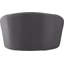 Fauteuil demi-tonneau en velours Alaw-1910994094