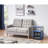 Kempst Nightstand Set 2, Small Bedside Table with Drawers, Narrow Side End Table with Open Shelf, 2 Drawer Dresser for Bedroom/Living Room/Dorms-477887913-477887912