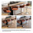 Ginko Modern Adjustable Bar Stools, Swivel Counter Stools with Upholstered Seat, Backrest, Footrest and Metal Frame for Kitchen and Home Bar （Set of 4）-892719848-898201623