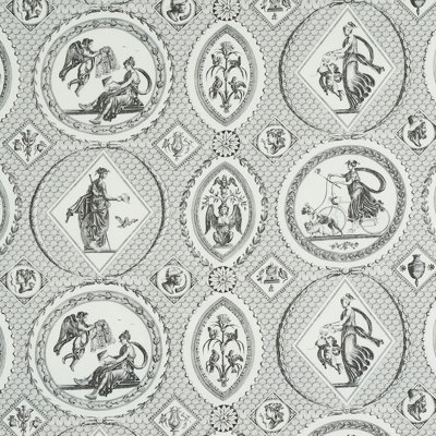 Schumacher x Jill Lasersohn Les Scenes Contemporaines Fabric
