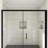 72 In. H Single Sliding Shower Door