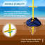 Parasol de plage 5 pi 4 po Moncher-1465453359