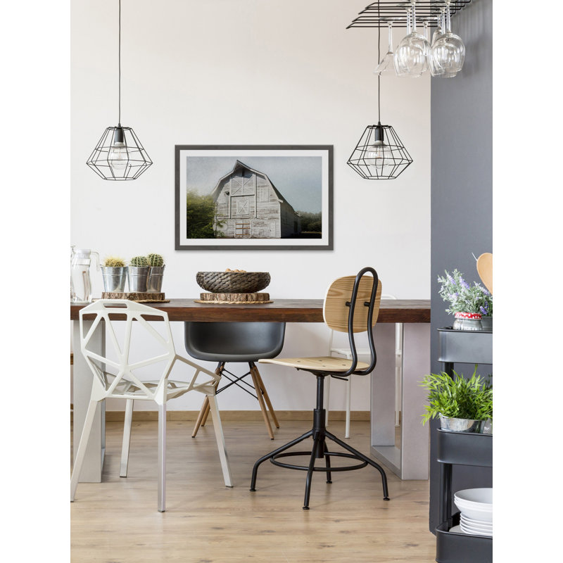 Iconic White - Single Picture Frame Print, 30 cm H x 46 cm W