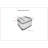 Sommer 18"W Handcrafted Cotton Square Pouf-790156146