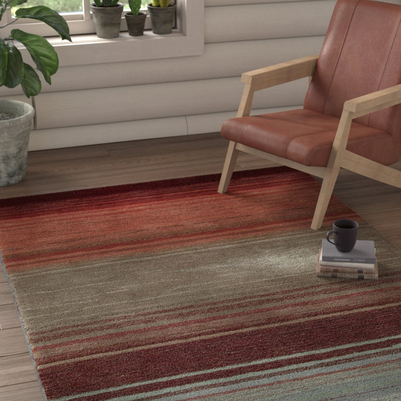 Lebofsky Striped Indoor Rug, Rectangle 8' x 10'6"