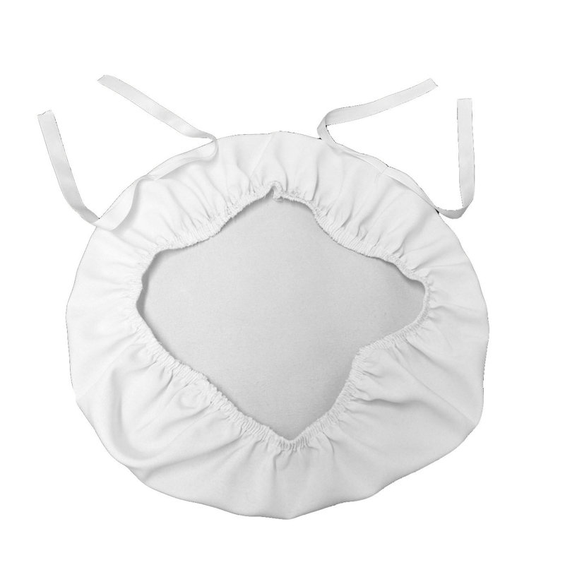 Housse de coussin de chaise, Blanc