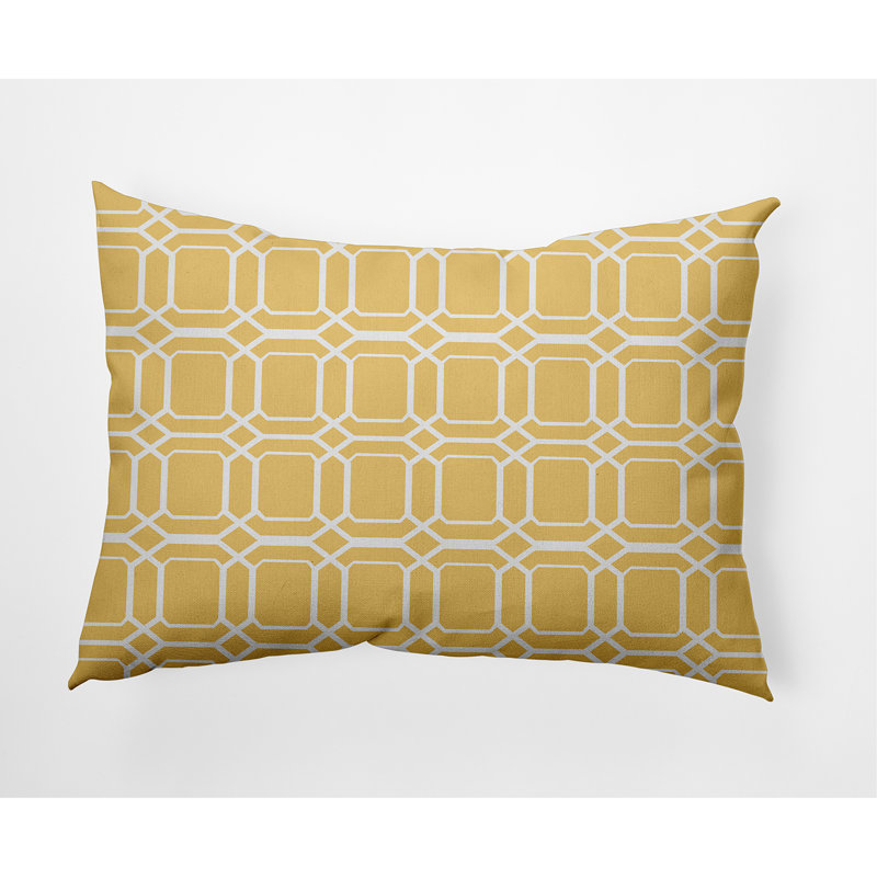  Housse et insert de coussin rectangulaire d'extérieur O the Fun, Jaune
