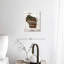 «Wisconsin Home Map» sur impression sur toile-39017294