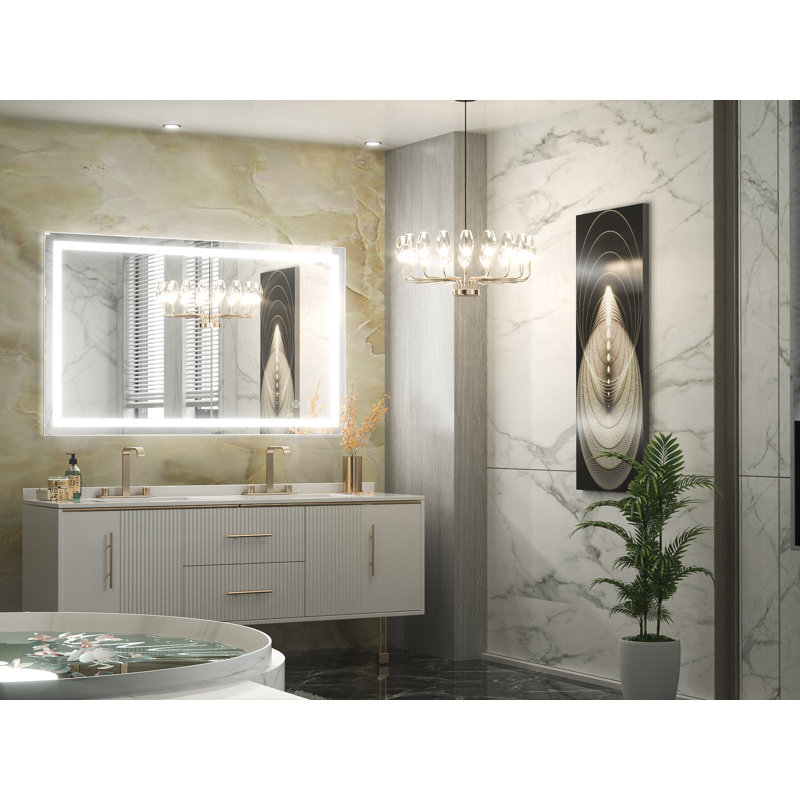 Miroir de salle de bain Martrez, 40 po x 24 po