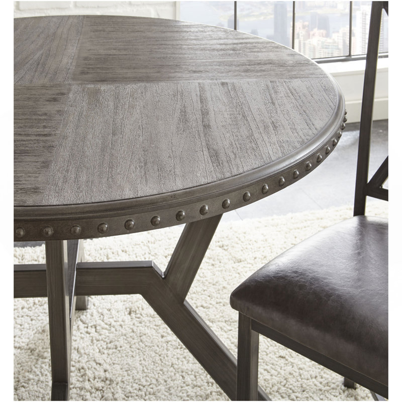 Alamo - Round Dining Table - Dark Gray