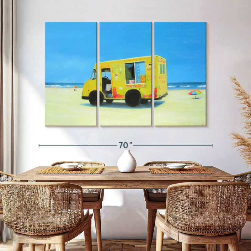 Gillard Ice Cream Truck, 24" H x 38" W