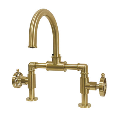 Robinet de salle de bain espacé avec ensemble de bonde belknap