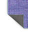 Tapis bleu abstrait en laine tissé à la machine 2 pi x 4 pi Abstract