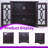 34.4" Wide Sideboard Buffet Cabinet With 2 Tempered Glass Doors & Adjustable Shelf, Engineered Wood Storage-1668681920
