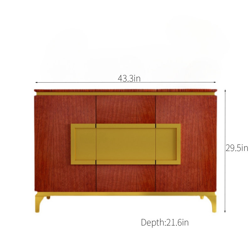 Armoire d'appoint légère et luxueuse
