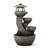 Gibout Outdoor Sculptural Fountain with Lights