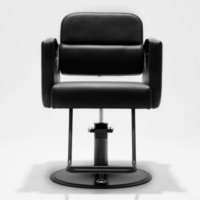 Fauteuil de coiffeur pivotant sur 360 degrés, chaise de salon à pompe hydraulique robuste à hauteur réglable