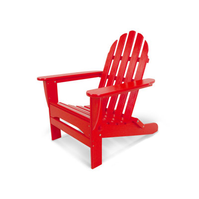 POLYWOOD Classic Adirondack Folding Adirondack Chair
