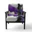 Chaise avec accoudoirs rembourrée Geometric IV-2064762564-1951322358