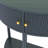Console Table With Unique Half Moon Design End Table With 2 Storage Drawers And Bottom Shelf-1867309442