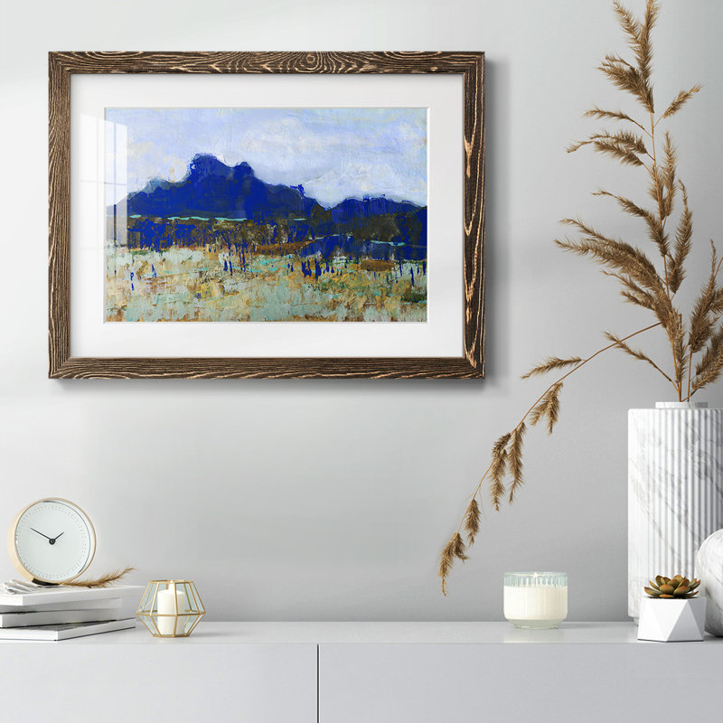 Altiplano I, reproduction d'art encadrée, Noyer, H 22 po x l 32 po x P 1,5 po