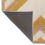 Tapis décoratif moderne à motif géométrique triangulaire jaune-beige-377843996